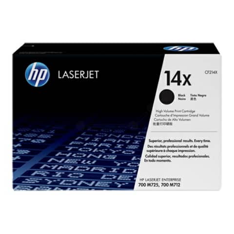 Toner alta capacità 14X HP nero  CF214X